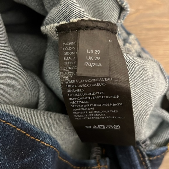 We The Free - Free People High Waist Denim Skinny Jeans | Size 29 - Picture 7 of 8